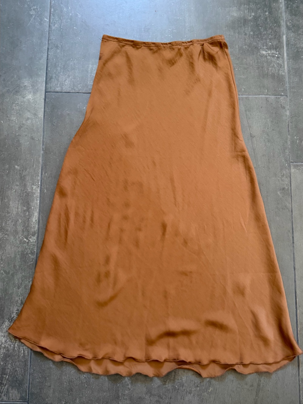 O'Neill Rust Brown A-Line Slip Skirt